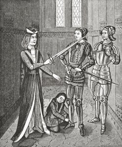 The Arming of a Knight by English School